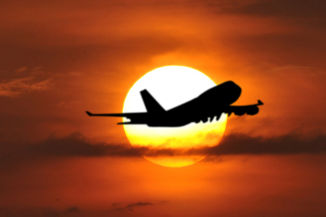 into the sun