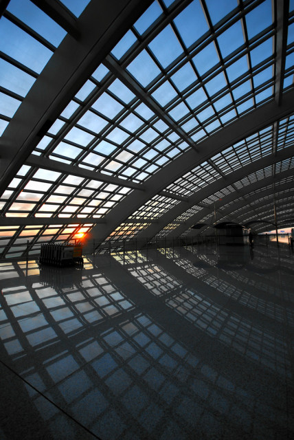 sunrise at T3 Beijing