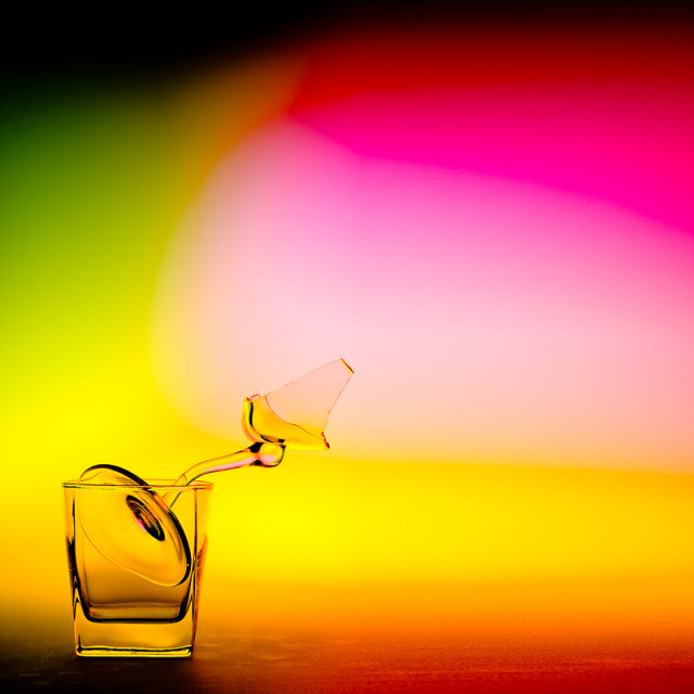 broken glass..