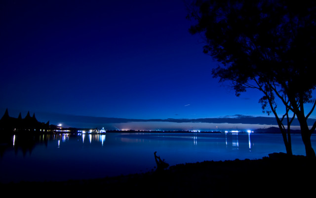 senja biru #1