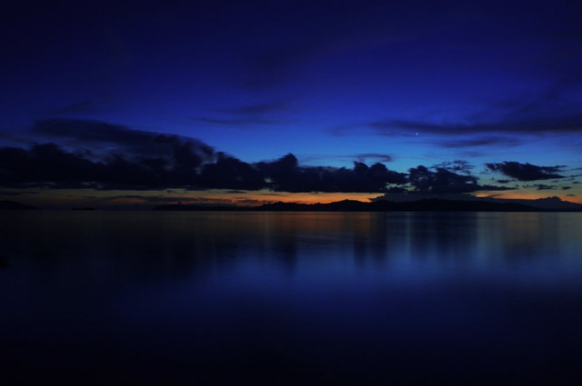 after sunset....