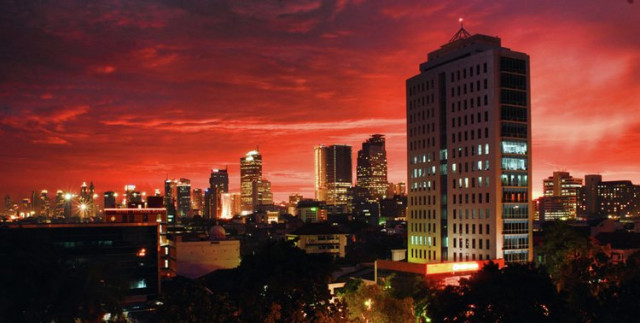 Jakarta in Red