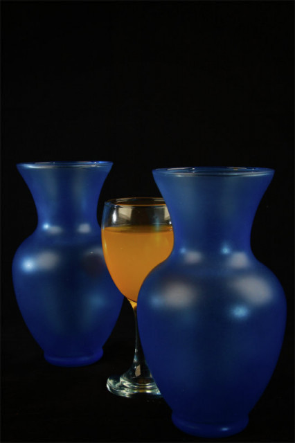 Yellow on Blue