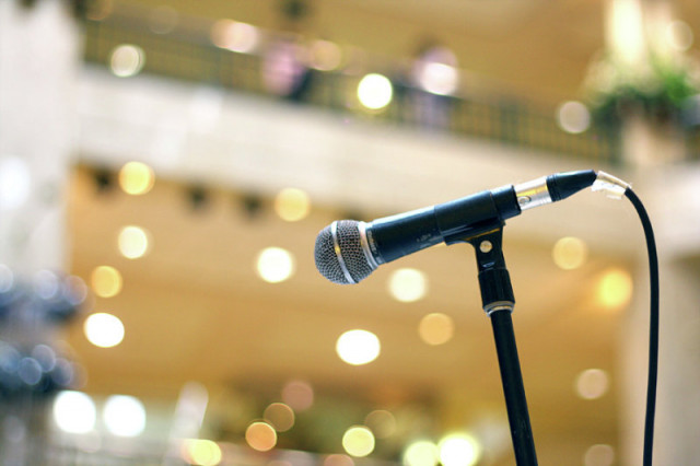 Where is the singer ?