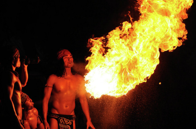 blow the fire
