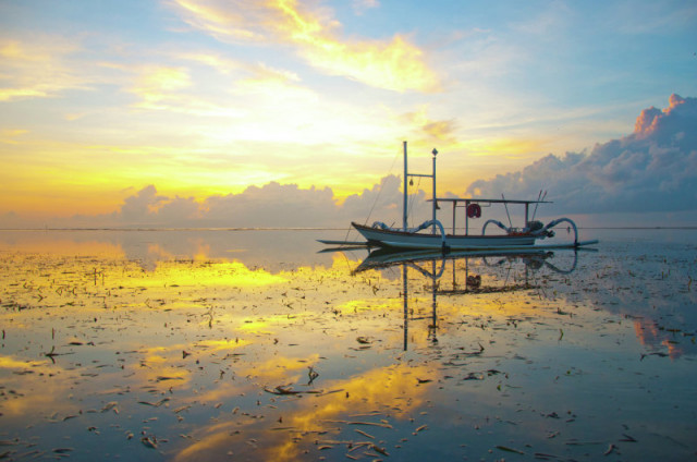 Jukung at sanur
